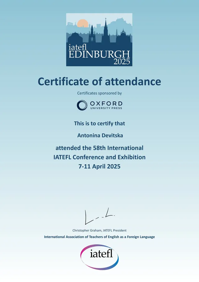58th International IATEFL Conference and Exhibition (Edinburgh)